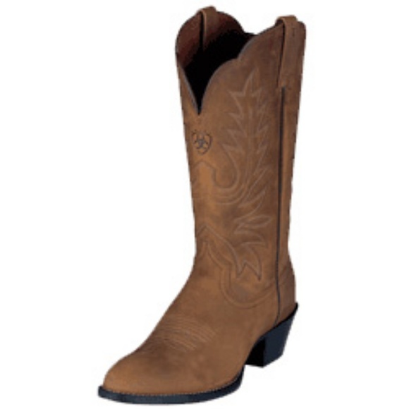 Ariat Shoes - Ariat Heritage Western Boots Brown Leather 8.5B